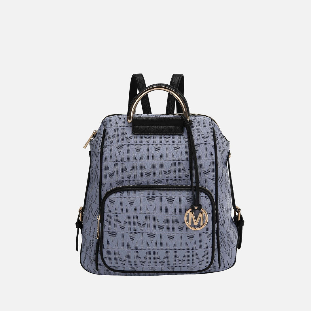 Purple MKF Collection By Mia K Cora Signature Backpack
