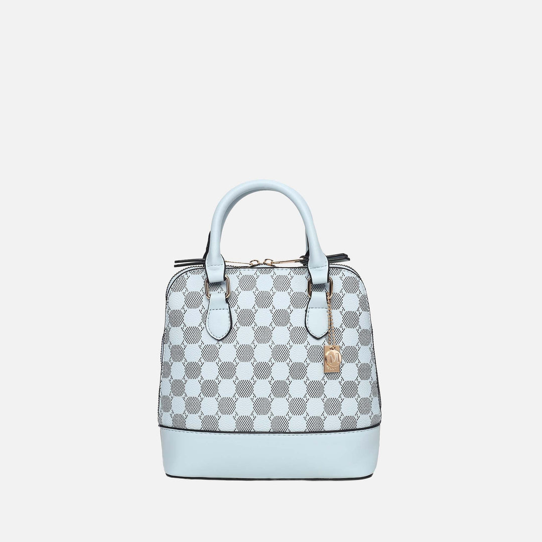 MKF Collection By Mia K Marjorie Circular Print Satchel Bag