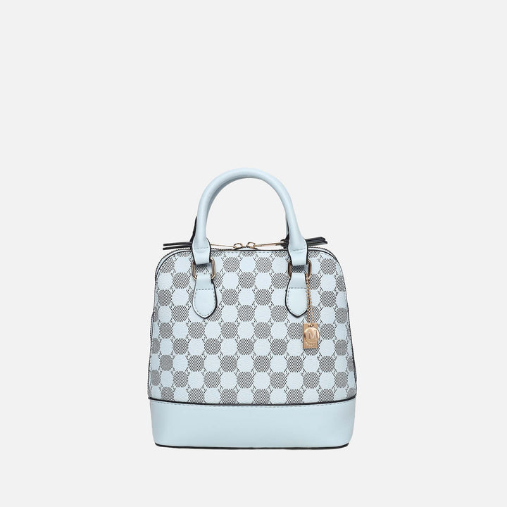 MKF Collection By Mia K Marjorie Circular Print Satchel Bag