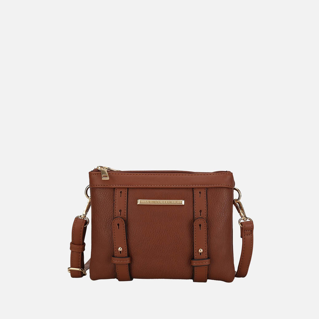 Wine MKF Collection By Mia K Elsie Crossbody Bag