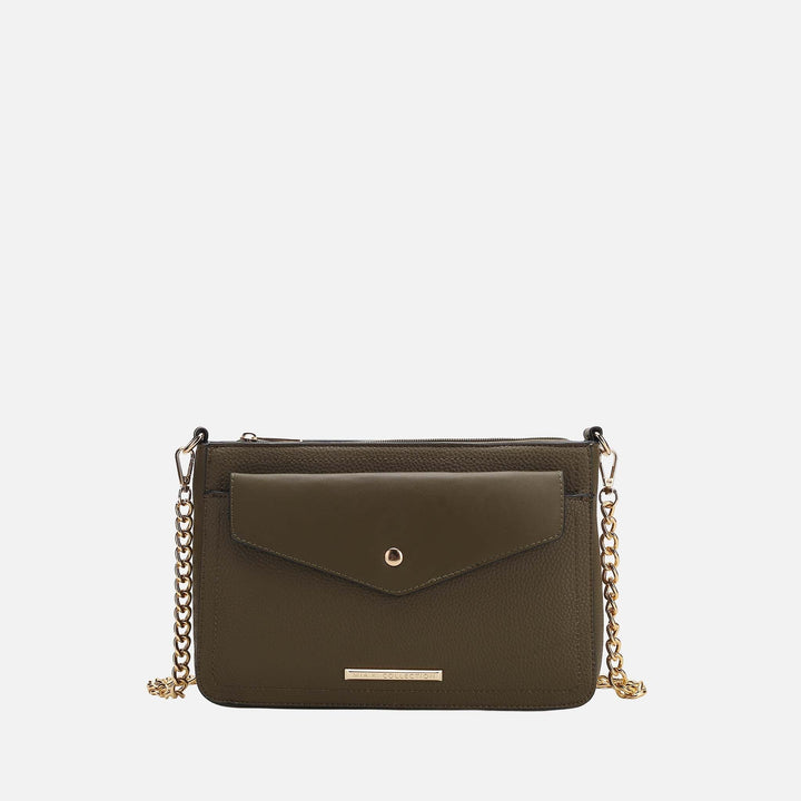 Pewter MKF Collection By Mia K Maribel Convertible Crossbody Bag