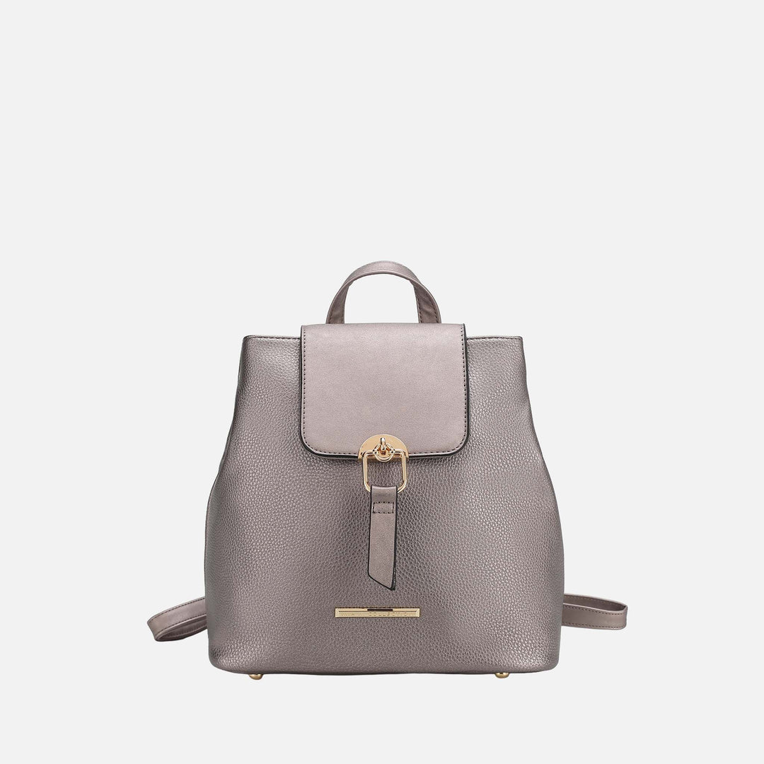 Pewter MKF Collection By Mia K Ingrid Convertible Backpack