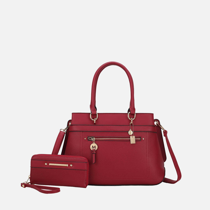 Hunter MKF Collection By Mia K Gardenia Tote Bag And Wallet Set