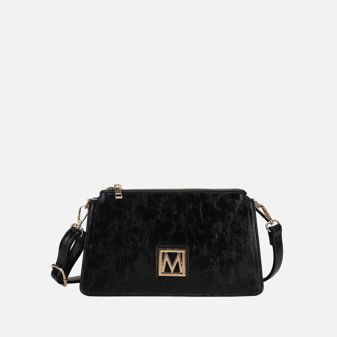 Pewter MKF Collection By Mia K Domitila Shoulder Bag