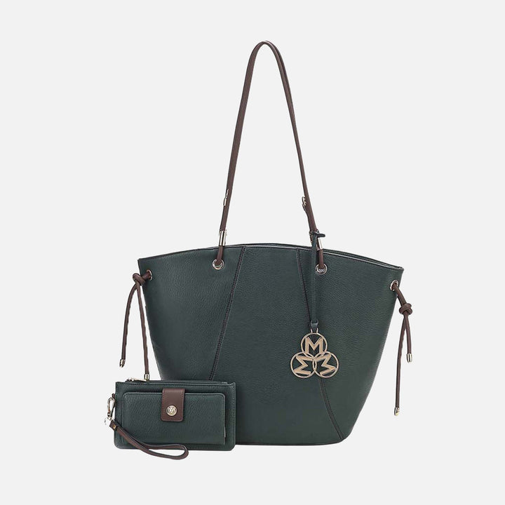 Black MKF Collection By Mia K Liv Tote Bag And Set