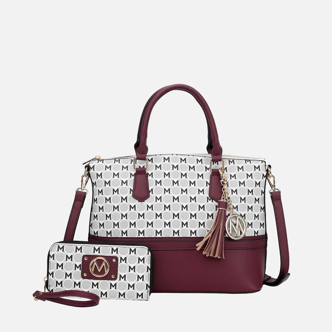 MKF Collection By Mia K Saylor Tote Bag And Wallet Set