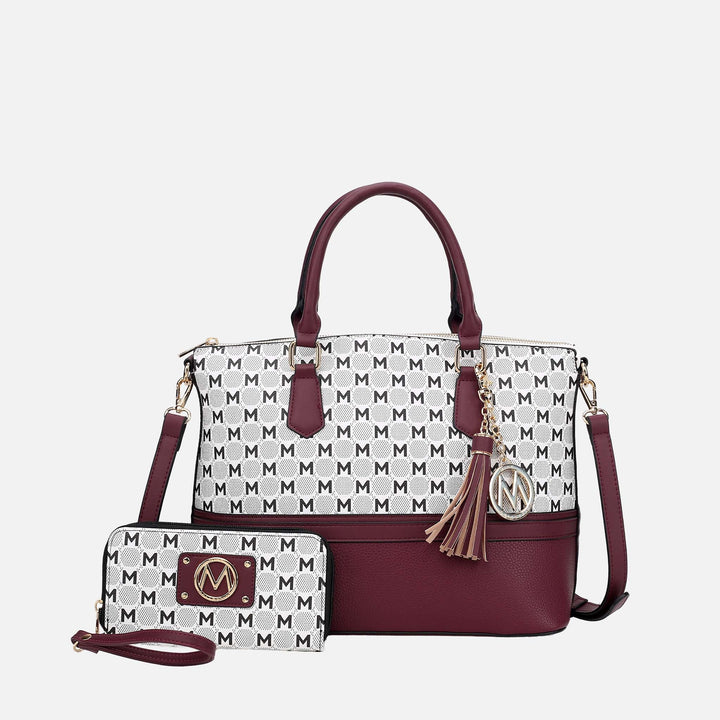 MKF Collection By Mia K Saylor Tote Bag And Wallet Set