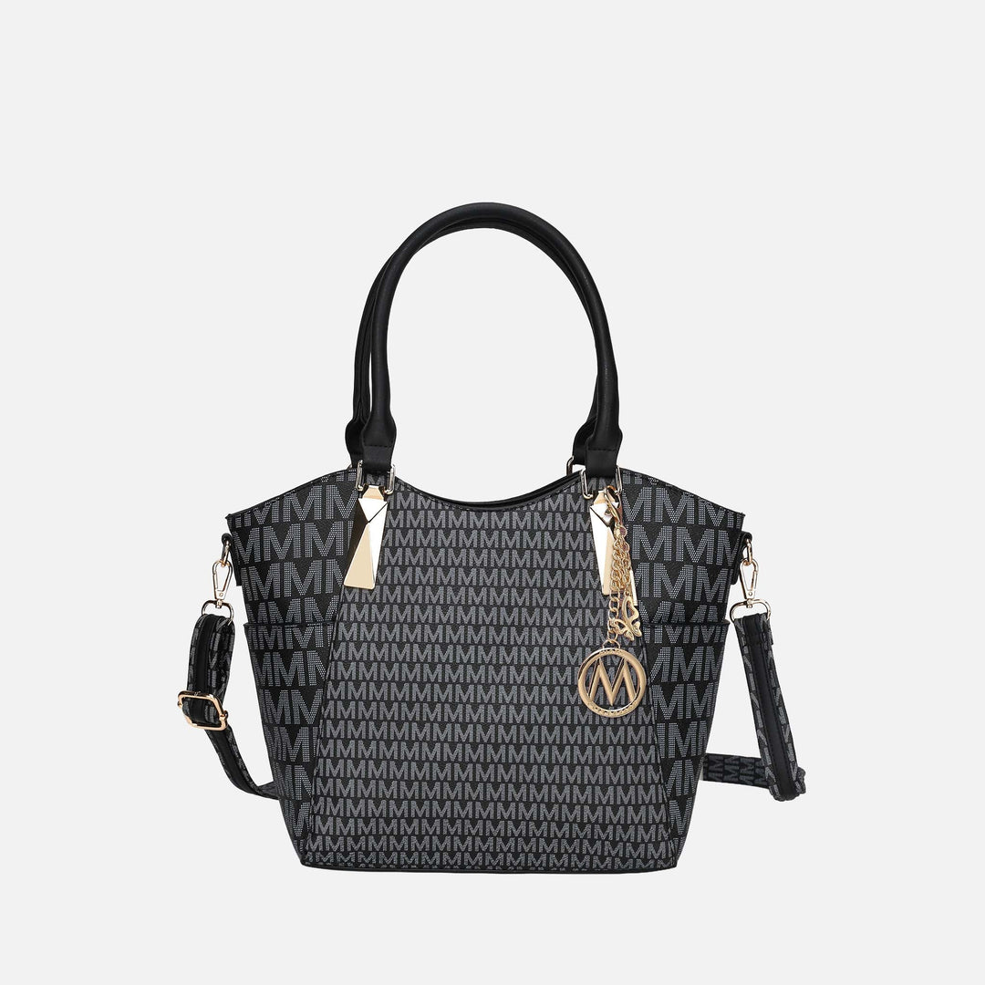 Wine MKF Collection By Mia K Devorah Signature Shoulder Bag