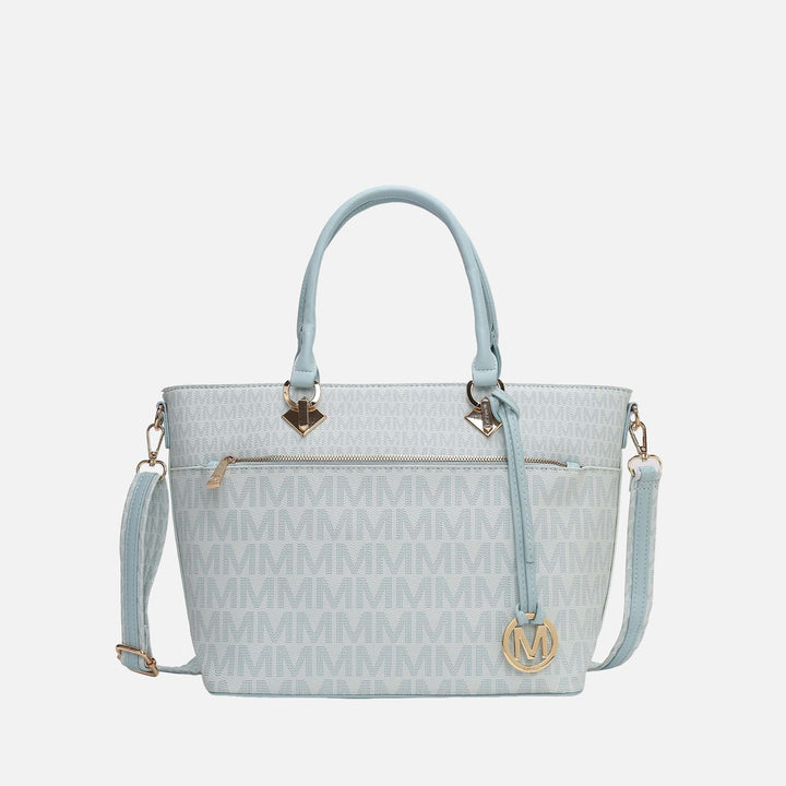 Light Blue MKF Collection By Mia K Yonah Signature Tote Bag