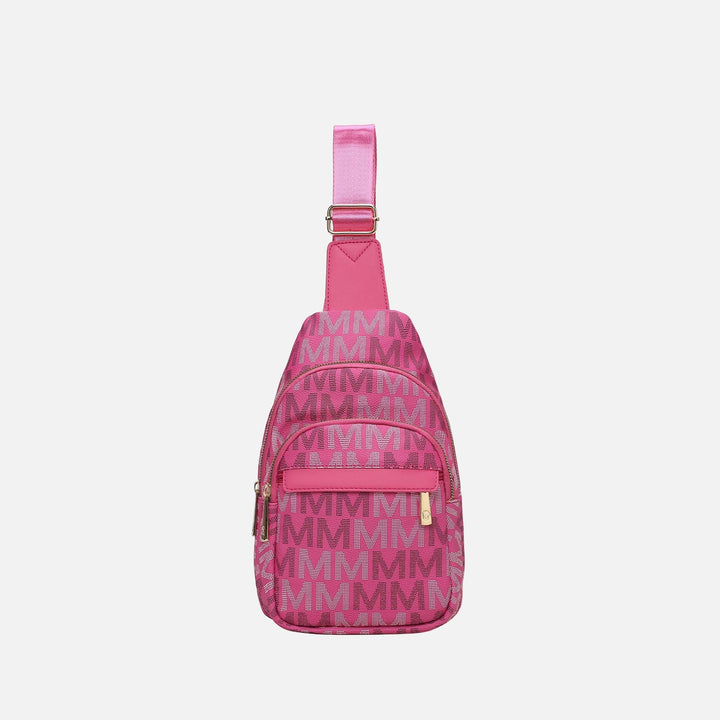 Tan MKF Collection By Mia K Helaena Signature Sling Bag