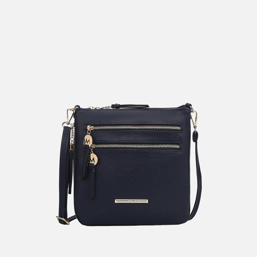 Charcoal Grey MKF Collection By Mia K Angelina Expandable Crossbody Bag