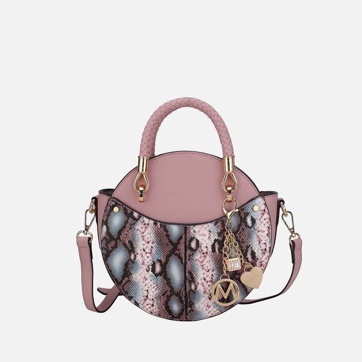 Wine MKF Collection By Mia K Camille Crossbody Bag