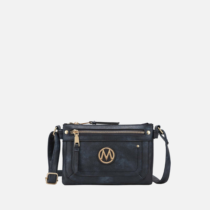 Grey MKF Collection By Mia K Elaina Crossbody Bag
