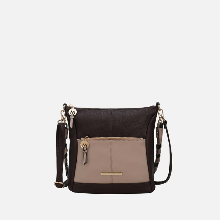 Wine MKF Collection By Mia K Nala Shoulder Bag
