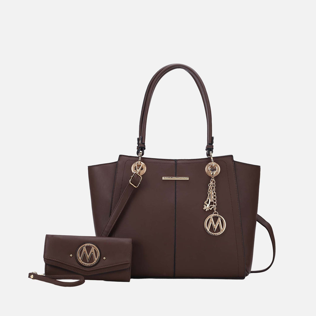 MKF Collection By Mia K Ivy Tote Bag And Set