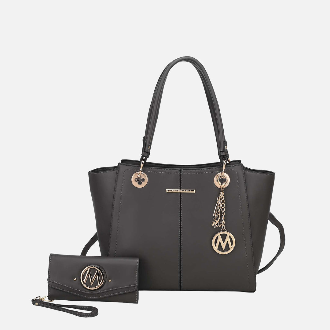 Red MKF Collection By Mia K Ivy Tote Bag And Set