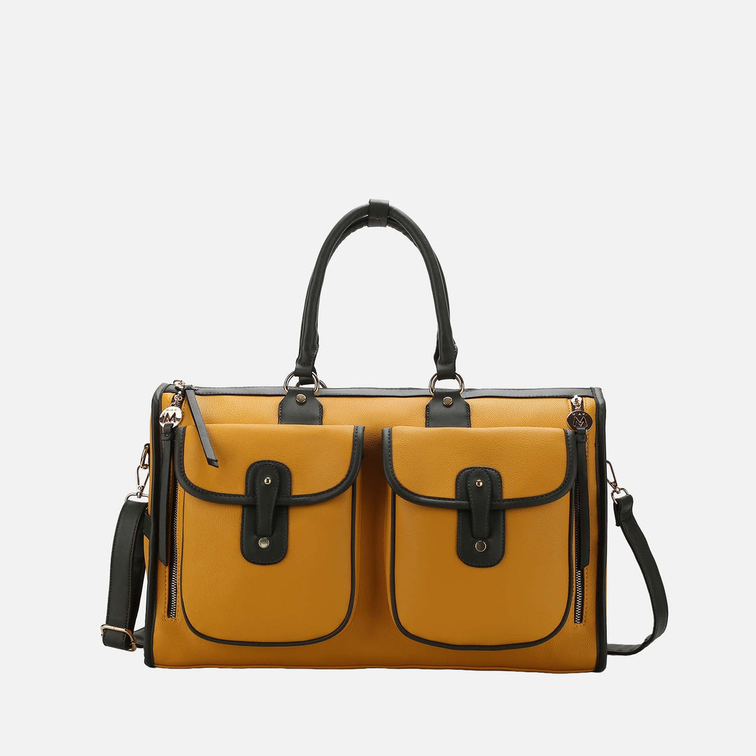Pewter MKF Collection By Mia K Genevieve Weekender Bag