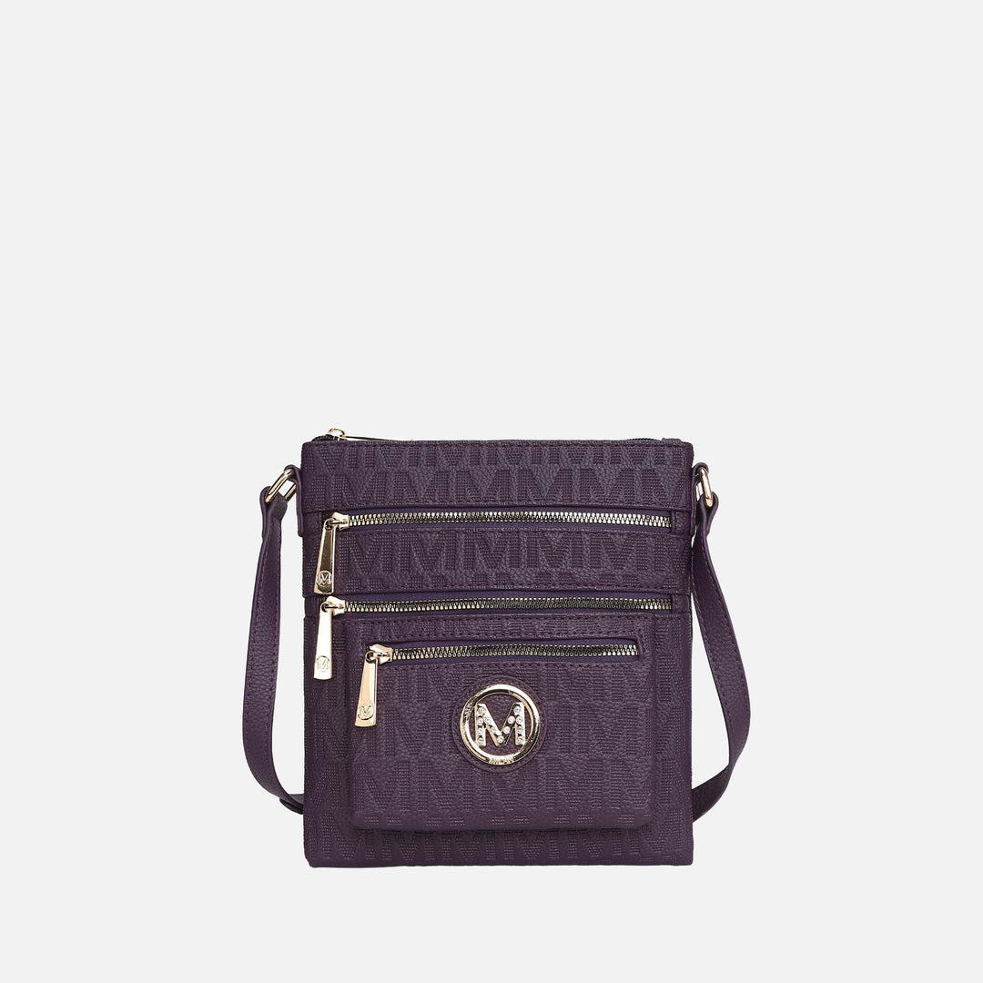 Rose Pink MKF Collection By Mia K Jessy Signature Crossbody Bag