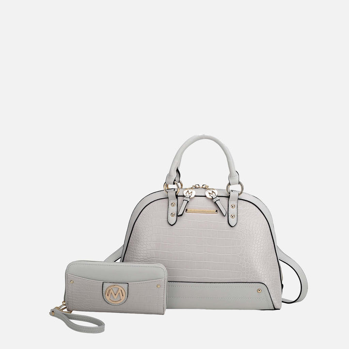 Teal MKF Collection By Mia K Nora Shoulder Bag