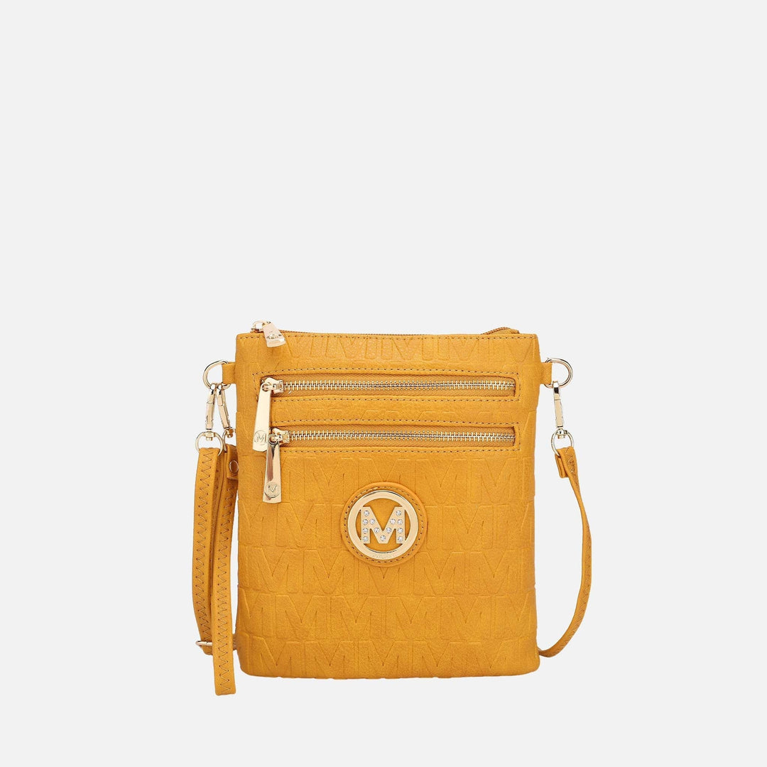 Rose Pink MKF Collection By Mia K Scarlett Signature Crossbody Bag