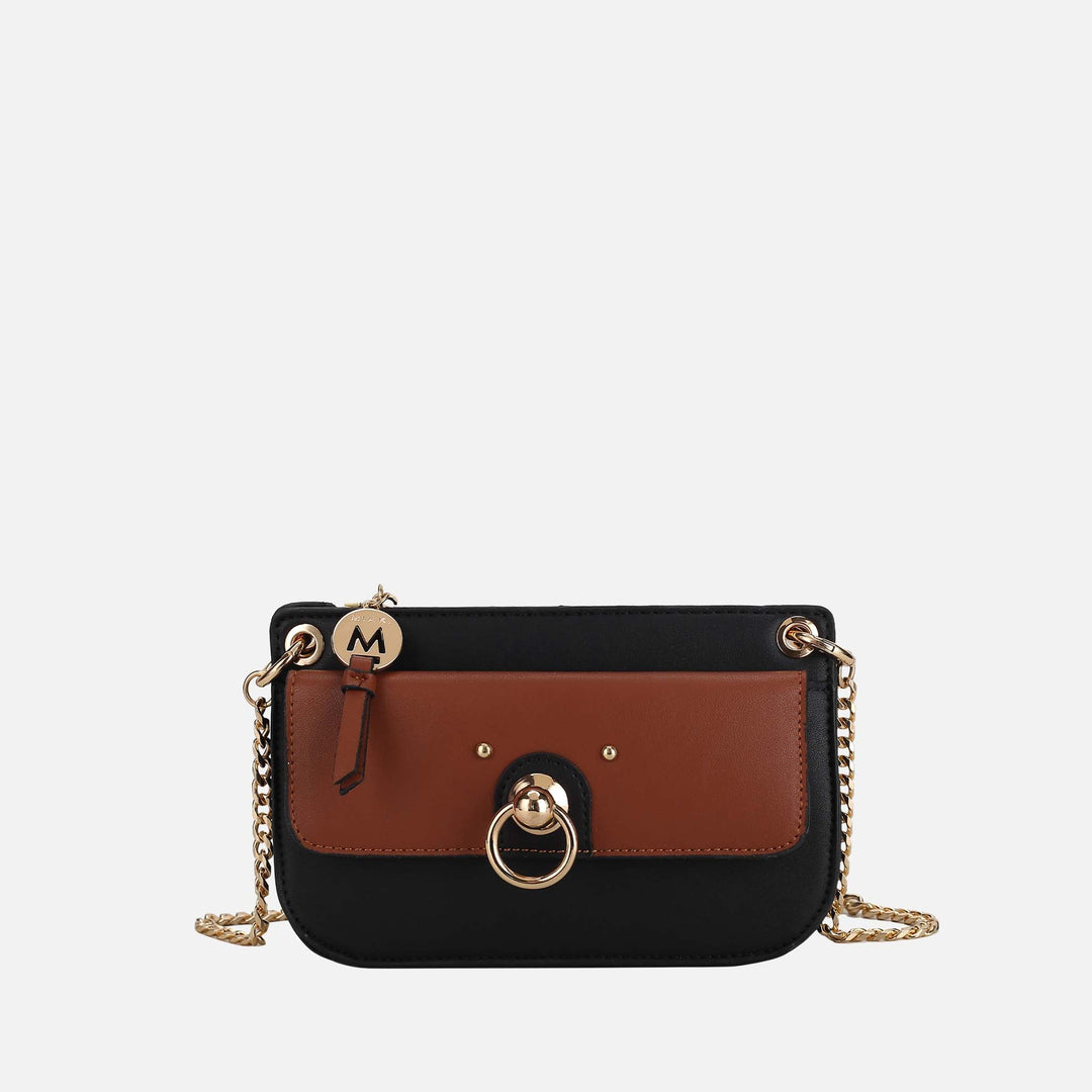 Silver MKF Collection By Mia K Jill Mini Crossbody Bag