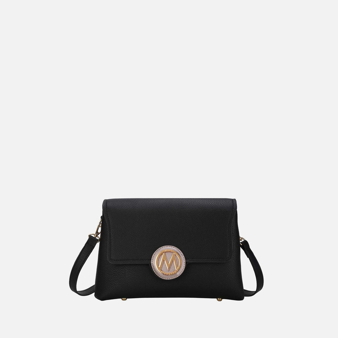 Pink MKF Collection By Mia K Johanna Multi Compartment Crossbody Bag
