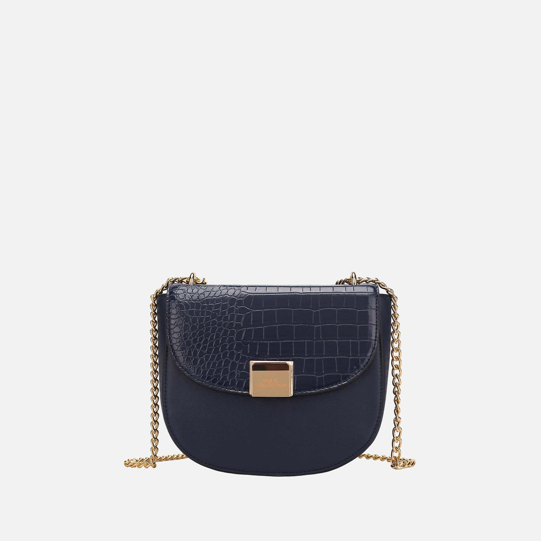 Blush MKF Collection By Mia K Brooklyn Embossed Crossbody Bag