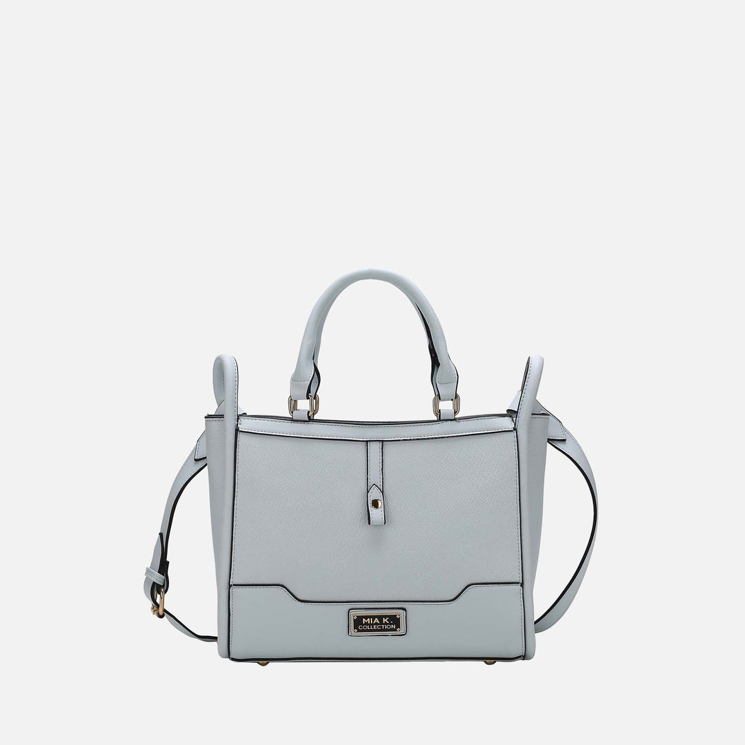 Wine MKF Collection By Mia K Melody Vegan Leather Tote