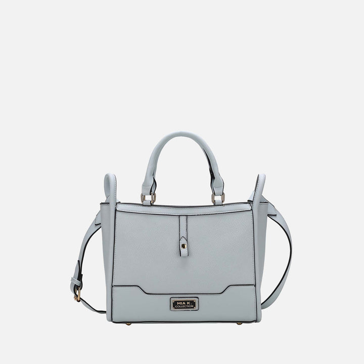 Wine MKF Collection By Mia K Melody Vegan Leather Tote