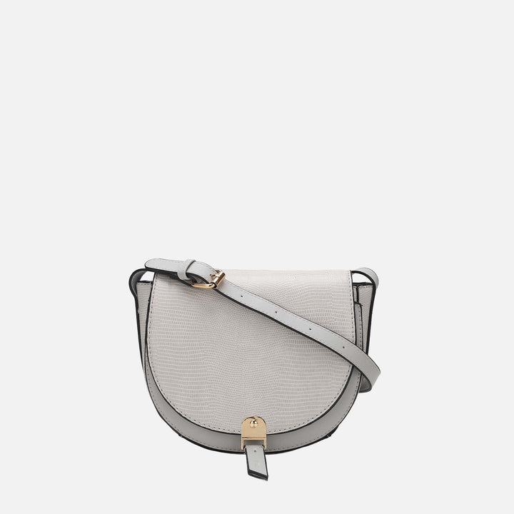 Taupe MKF Collection By Mia K Adalyn Embossed Crossbody Bag
