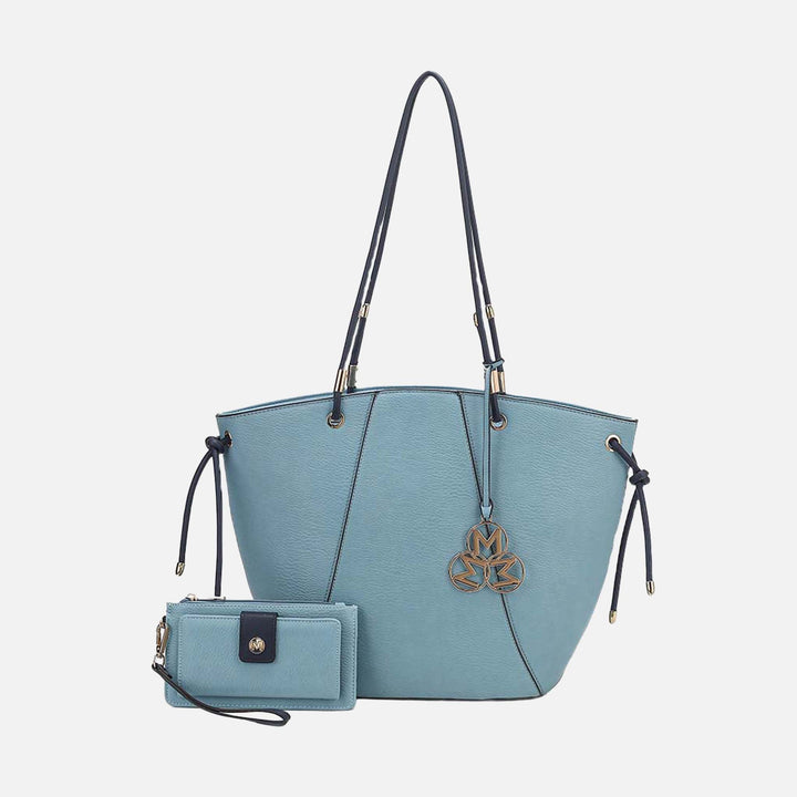 Mustard MKF Collection By Mia K Liv Tote Bag And Set