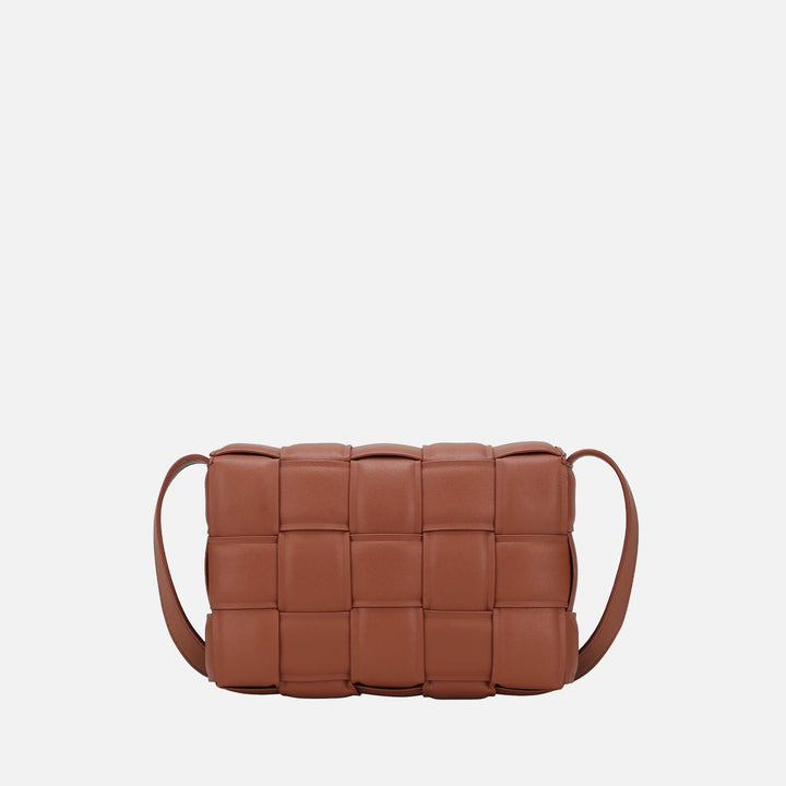 Charcoal Grey MKF Collection By Mia K Ginger Woven Shoulder Bag