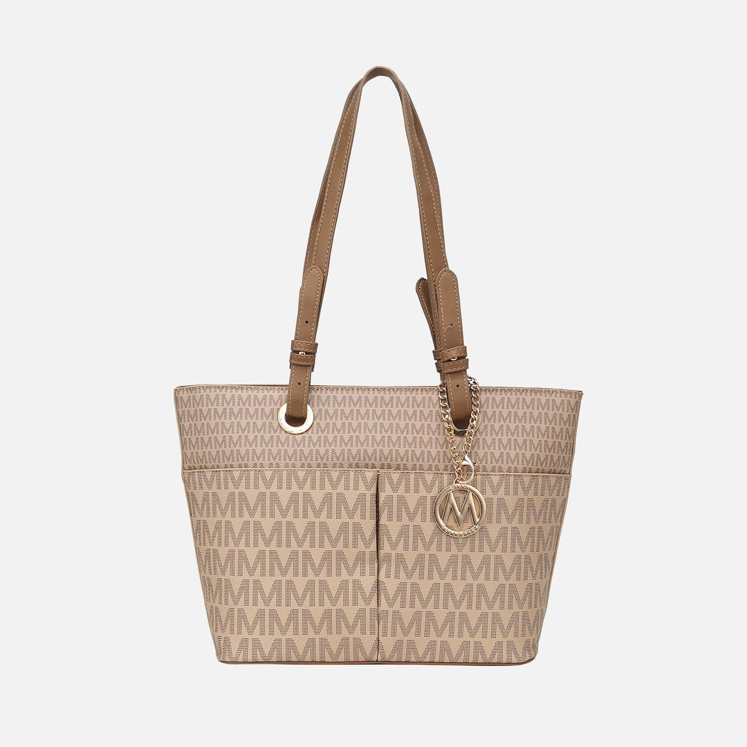 Wine MKF Collection By Mia K Lori Signature Tote Bag