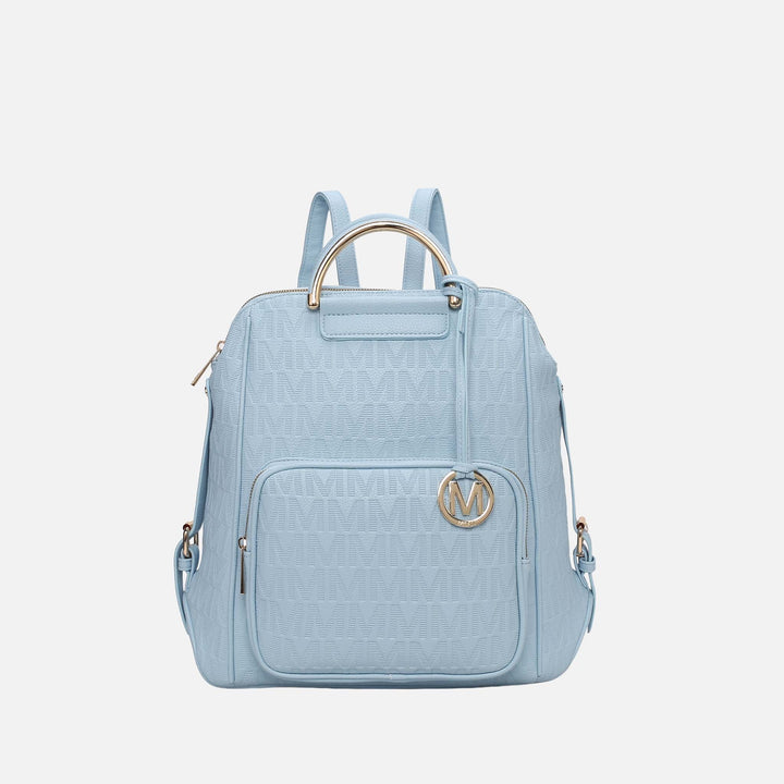 Indigo MKF Collection By Mia K Torra Signature Backpack
