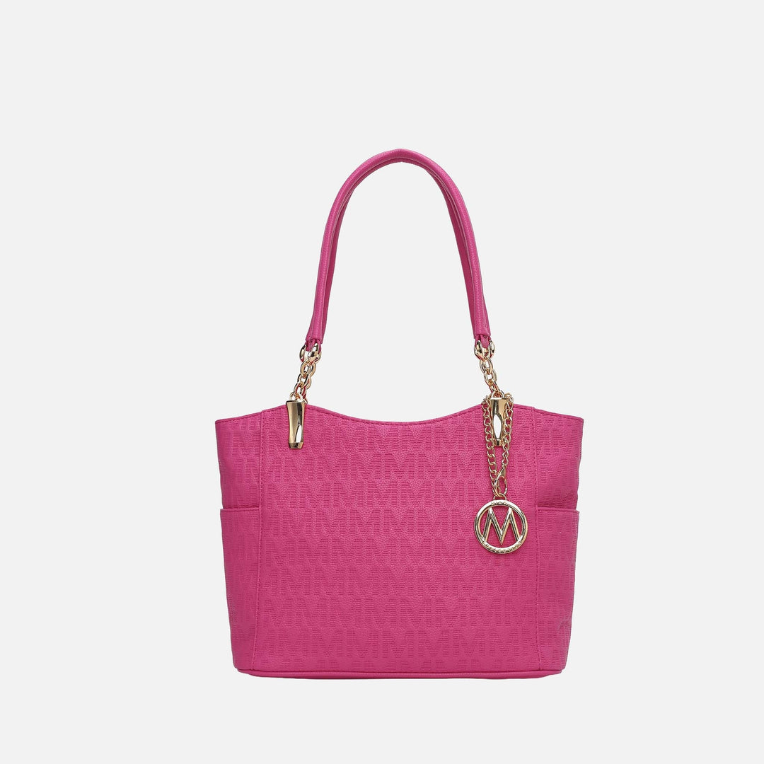 Chocolate MKF Collection By Mia K Malika Signature Shoulder Bag