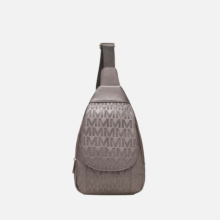 Pewter MKF Collection By Mia K Cleisy Sling Bag