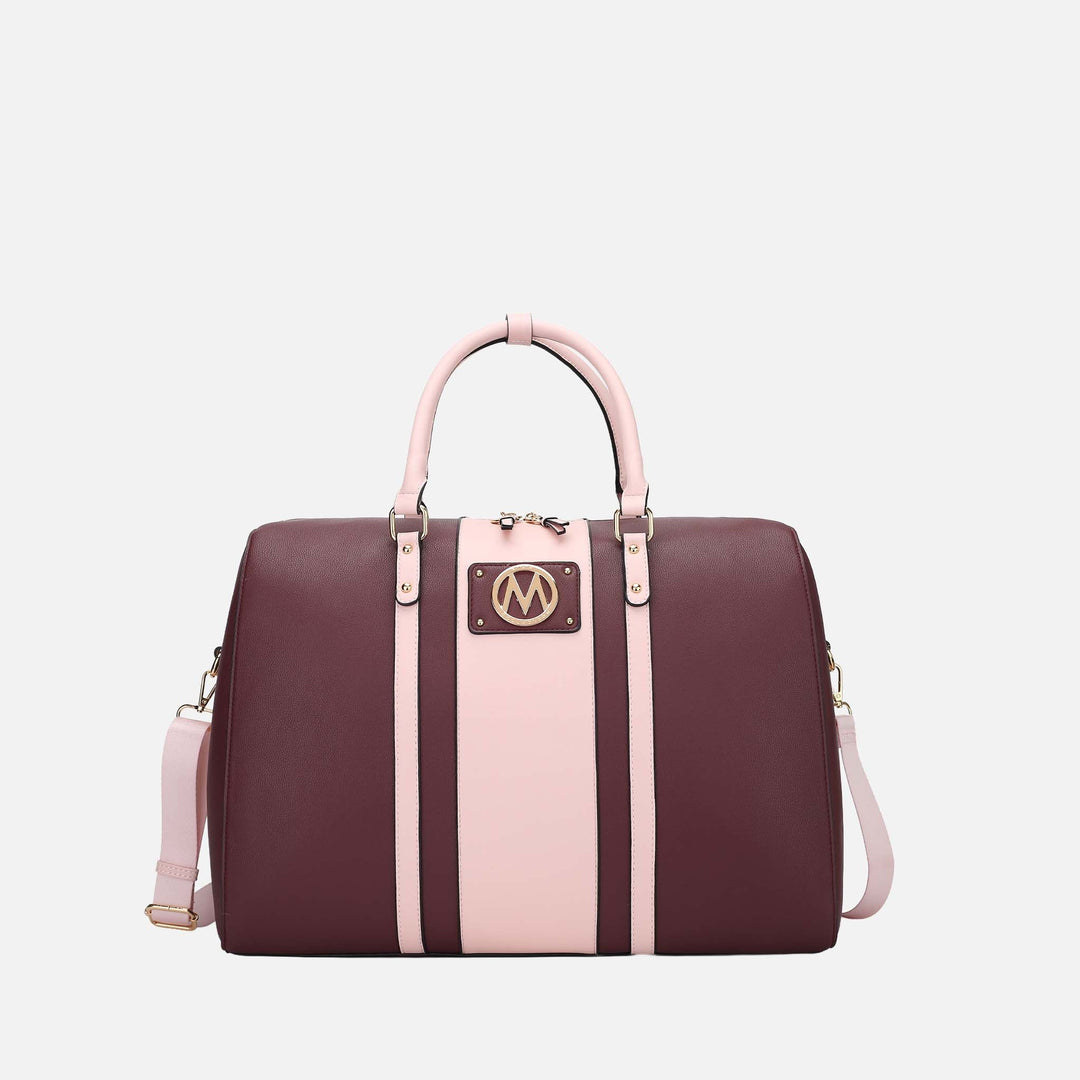 Taupe MKF Collection By Mia K Melissa Weekender Bag