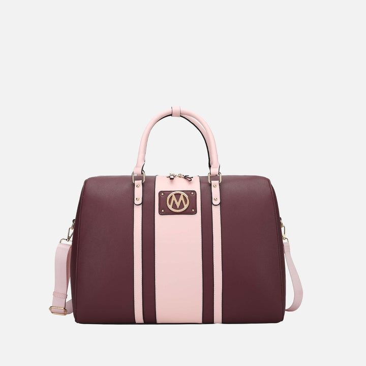 Taupe MKF Collection By Mia K Melissa Weekender Bag
