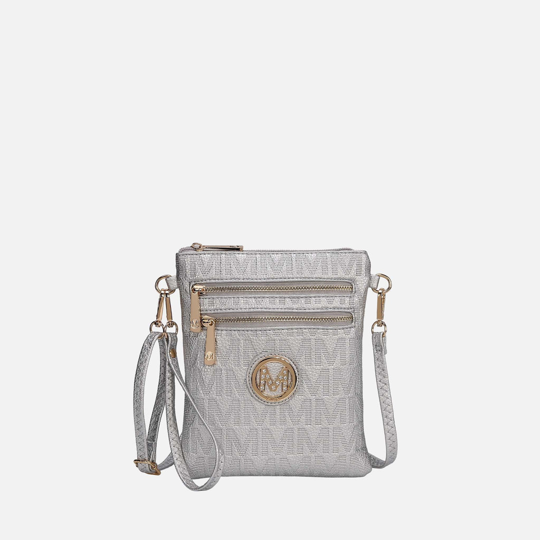 Mustard MKF Collection By Mia K Andrea Signature Crossbody Bag