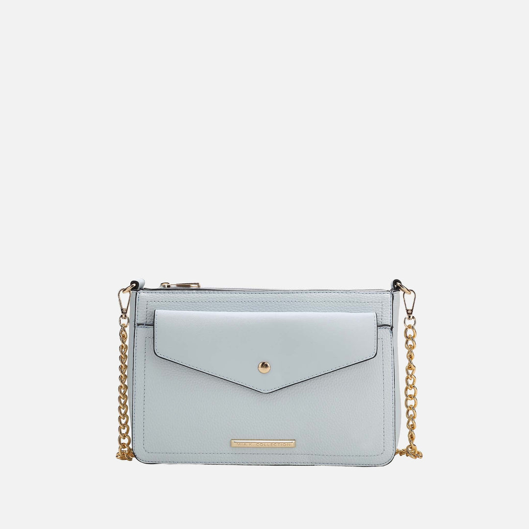 Wine MKF Collection By Mia K Maribel Convertible Crossbody Bag
