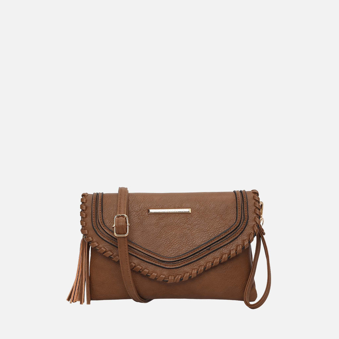 Khaki MKF Collection By Mia K Remi Shoulder Bag