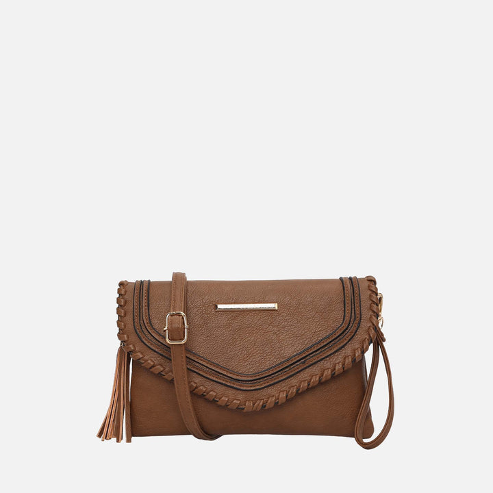 Khaki MKF Collection By Mia K Remi Shoulder Bag