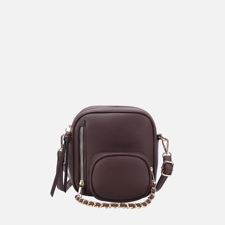 Blush MKF Collection By Mia K Winona Crossbody Bag Handbag
