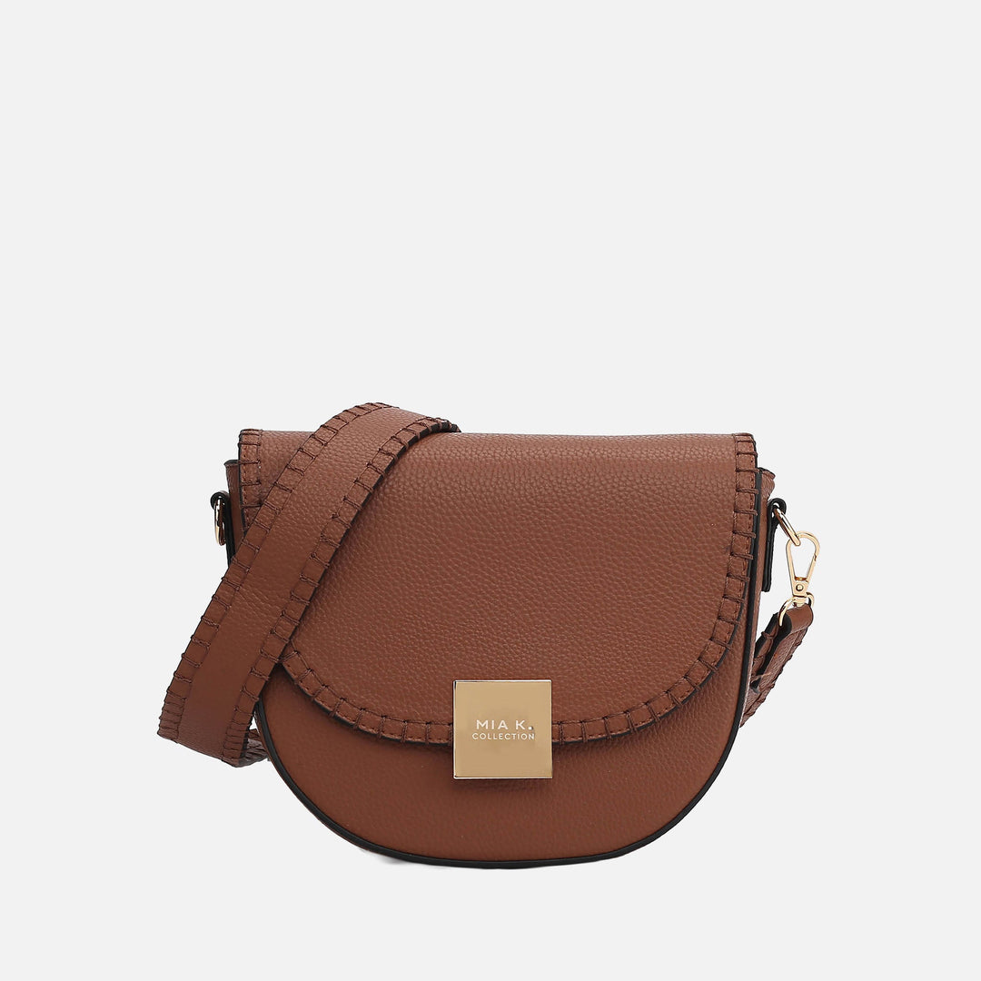 Wine MKF Collection By Mia K Isa Crossbody Bag