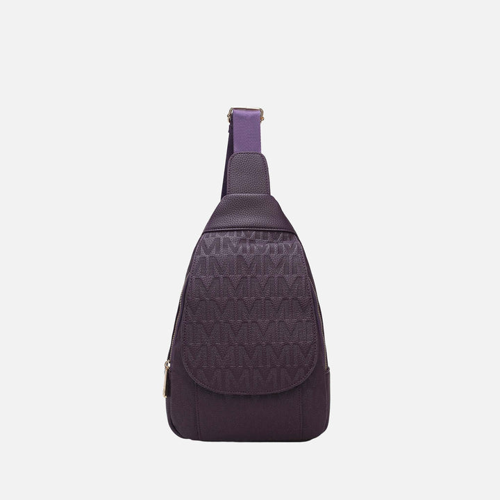 Wine MKF Collection By Mia K Cleisy Sling Bag
