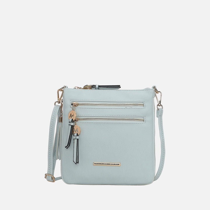 Beige MKF Collection By Mia K Angelina Expandable Crossbody Bag