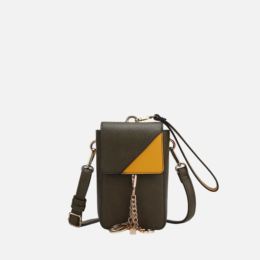 Golden Poppy MKF Collection By Mia K Hannah Phone Crossbody Bag