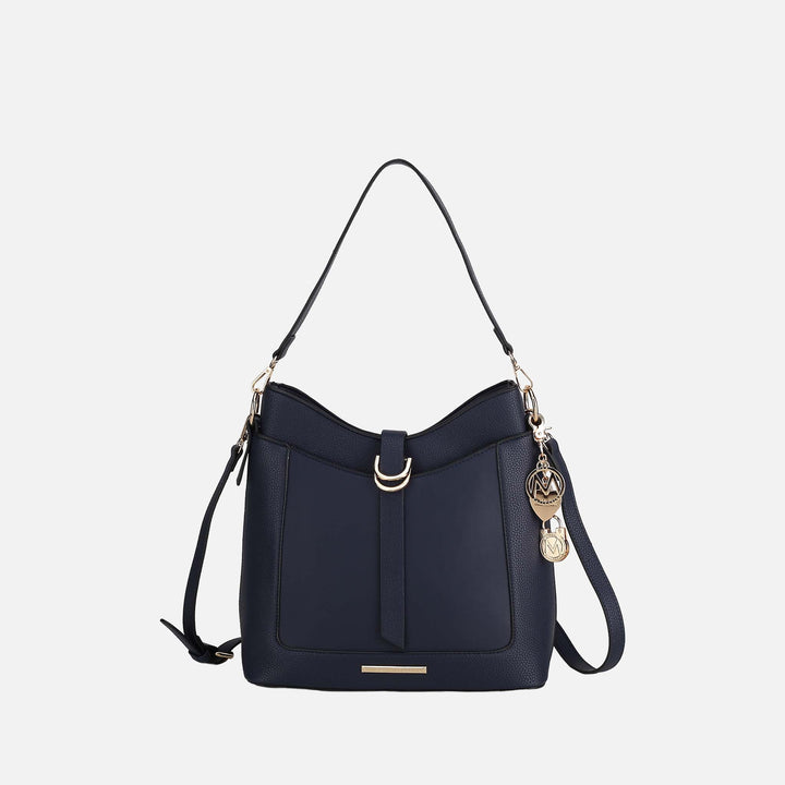 Wine MKF Collection By Mia K Geneva Shoulder Bag
