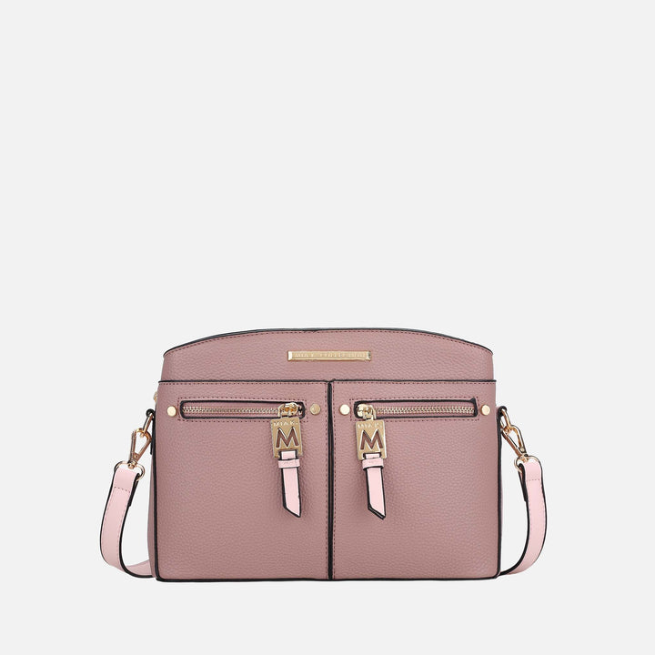 White MKF Collection By Mia K Zoely Crossbody Bag