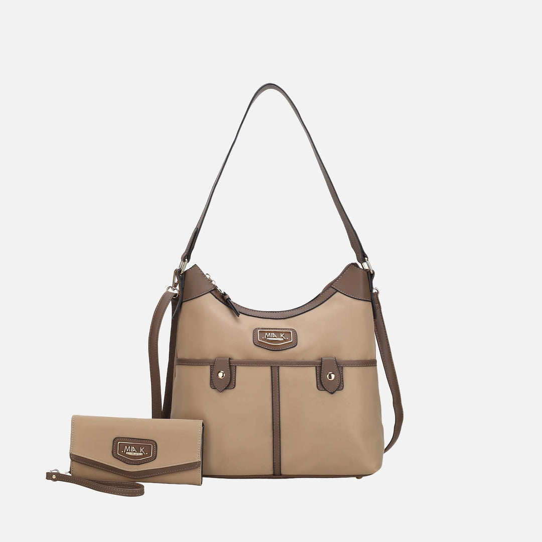 MKF Collection By Mia K Harper Nylon Shoulder Bag And Set